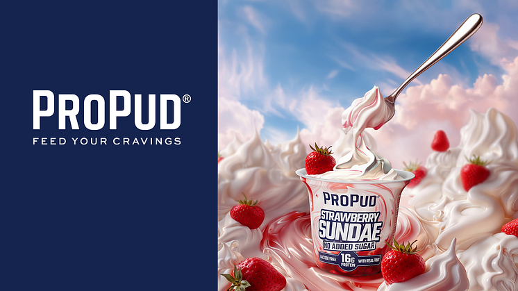 Nytt i proteinkategorin – ProPud Strawberry Sundae!