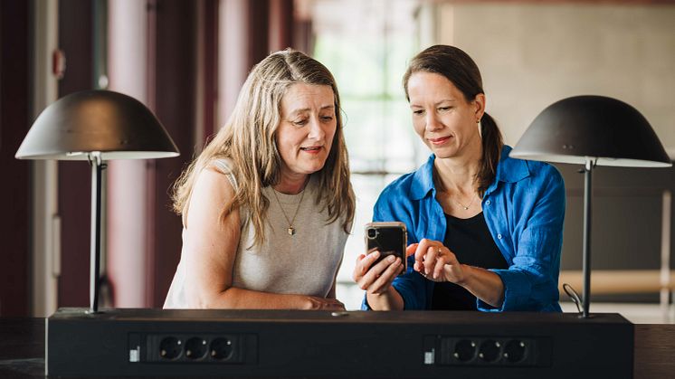 Anette Wickström och Judith Lind på Tema Barn vid Linköpings universitet.