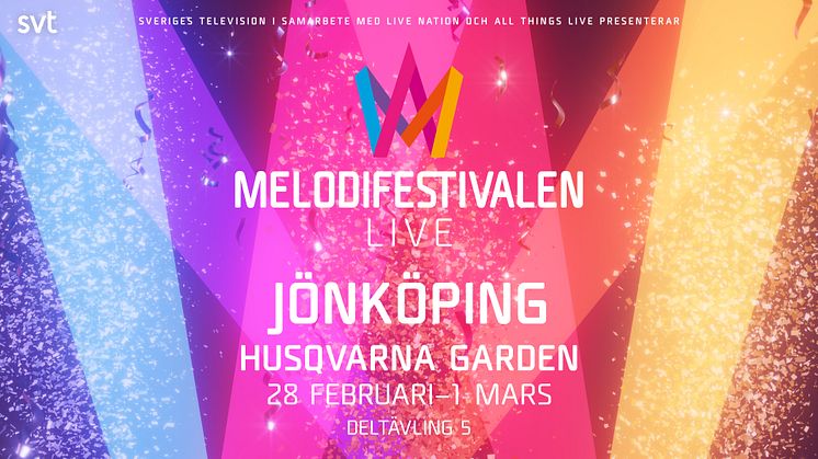 Jönköping blir en av turnéstäderna i Melodifestivalen 2025.