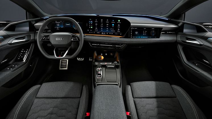 Audi A6 e-tron interiør med anden generation virtuelle sidespejle