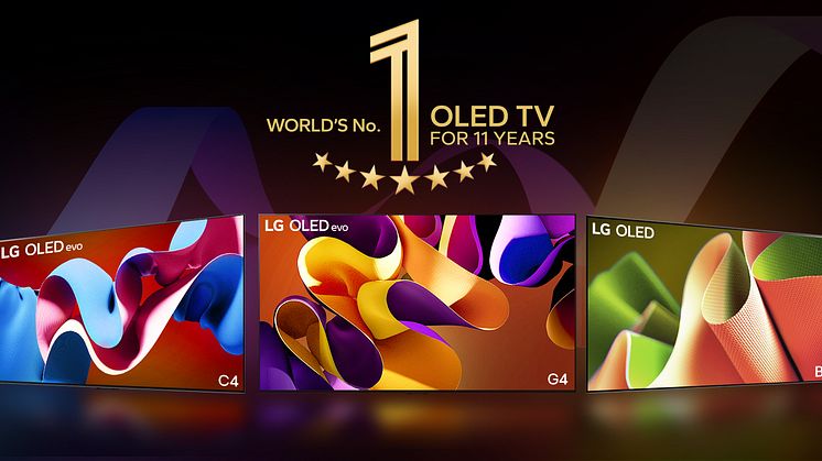 LG lancerer 2024 års OLED-TV i Norden