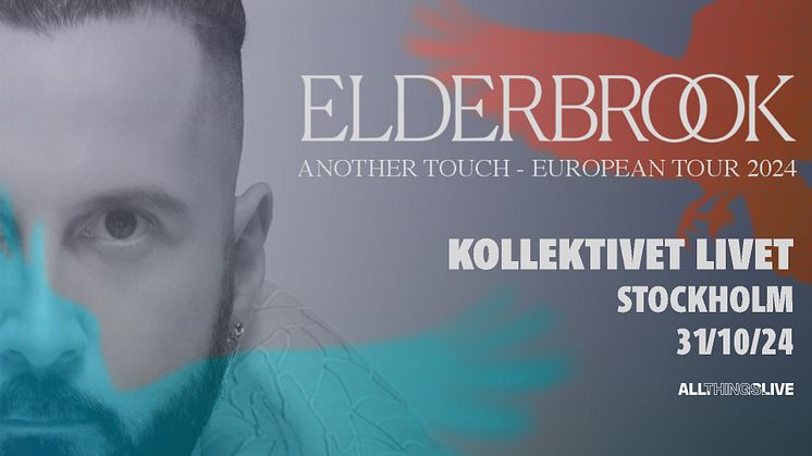 Livefenomenet Elderbrook till Stockholm och Kollektivet Livet den 31 oktober 2024