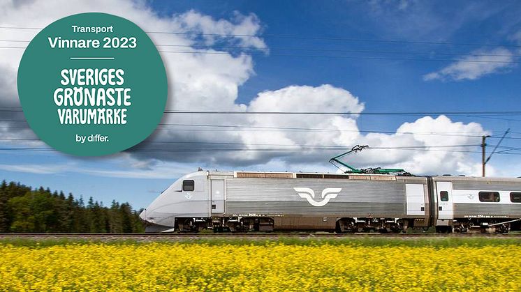 SJ är Sveriges grönaste varumärke 2023