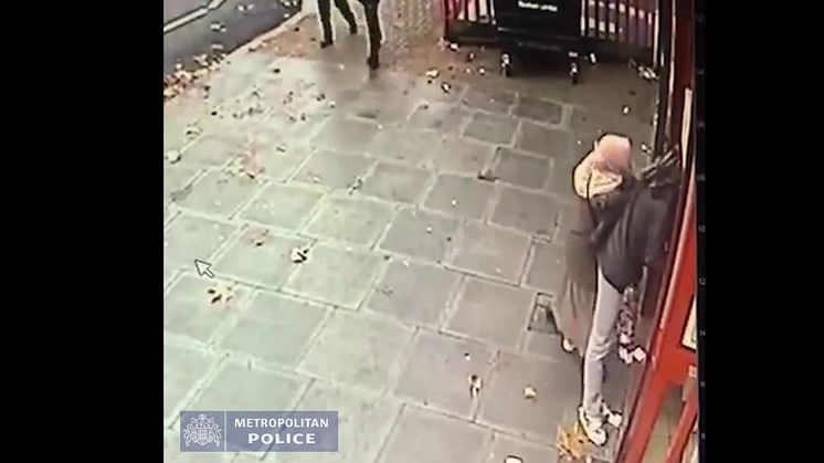 CCTV footage of robbery