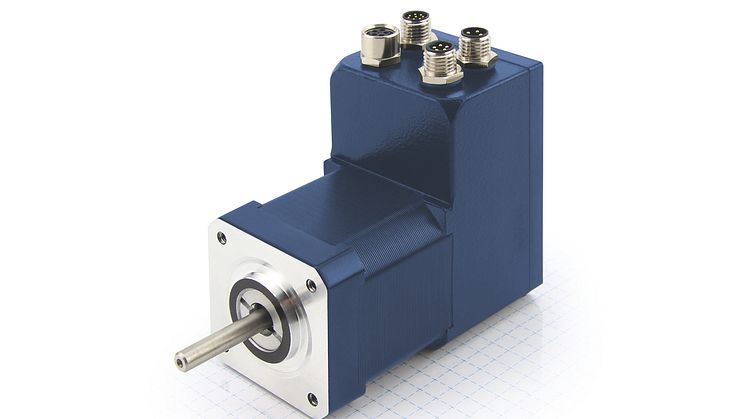 Compact brushless DC servo motor with integrated controller 