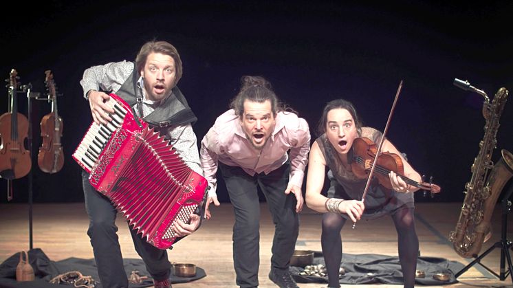 Daniel Reid, Mikael Öberg, Emma Reid. Foto: Boris Laible
