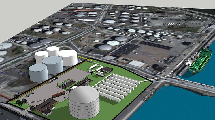 Miljötillstånd beviljat för LNG-terminal i Göteborg