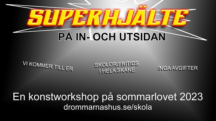 Sommarlovsworkshop med Drömmarnas hus