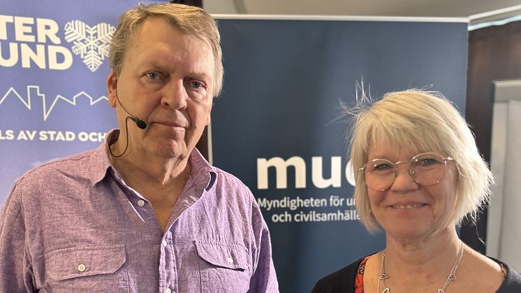 De mycket uppskattade föreläsarna nationalekonom Ingvar Nilsson och beteendevetare Eva Lundmark Nilsson