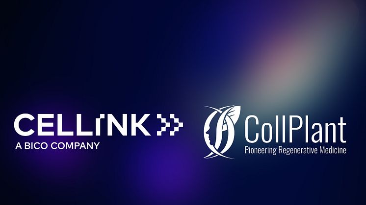 CELLINK och CollPlant ingår ett samarbetsavtal för att utveckla en framtida storskalig produktion av CollPlants regenerativa bröstimplantat med hjälp av CELLINKs Bioprintning-teknologi