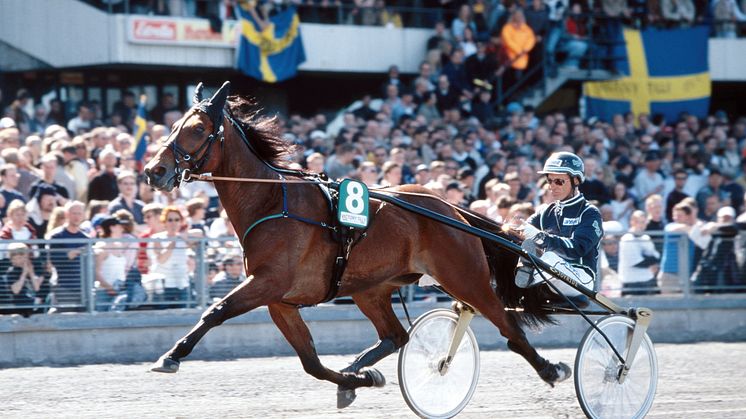 Stig H Johansson och Victory Tilly. Foto: TR Bild.