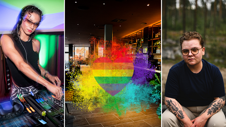 Samarbetet mellan Umepride och Clarion Hotel® Umeå leder till ett lobbybarsevent tillsammans med DJ ByPedro och Lo Ragnar.