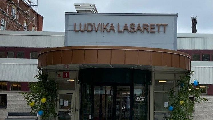 Huvudentré Ludvika lasarett