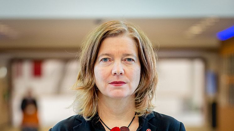 Malin Björk (V), EU-parlamentariker. Foto: The Left.