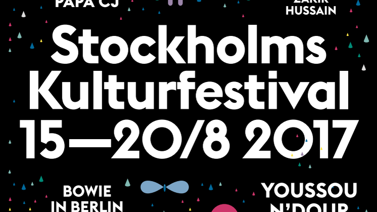 Pressmaterial Stockholms Kulturfestival 2017