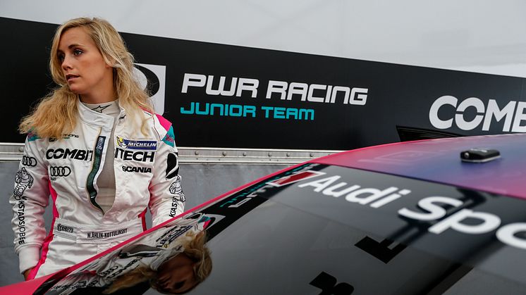 Mikaela Åhlin-Kottulinsky, PWR Racing Junior Team. Foto: Tony Welam/STCC