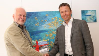 Lennart Ljungblom, Bioenergy International och Gustav Melin, Svebio