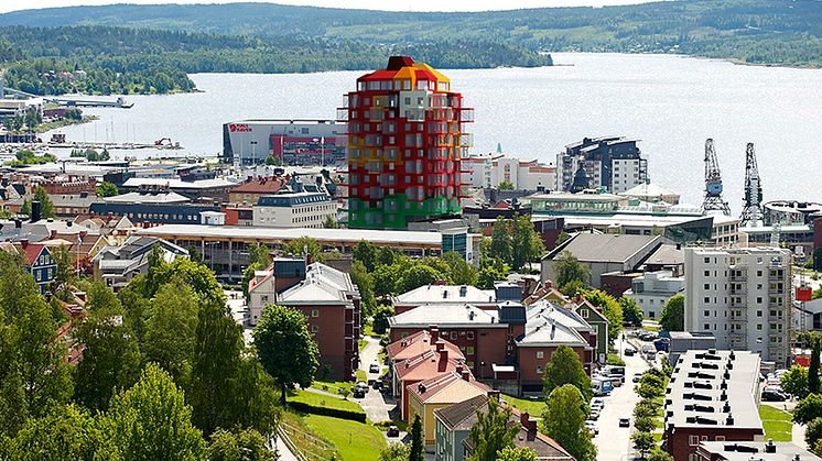 Tyréns konstruerar ovanligt bostadshus på en betongpinne