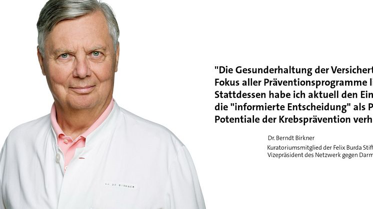 Dr. Berndt Birkner: Statement