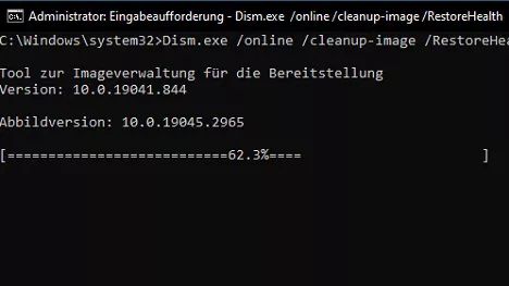 DISM/Online/Cleanup-Image/Restorehealth stecken bleiben