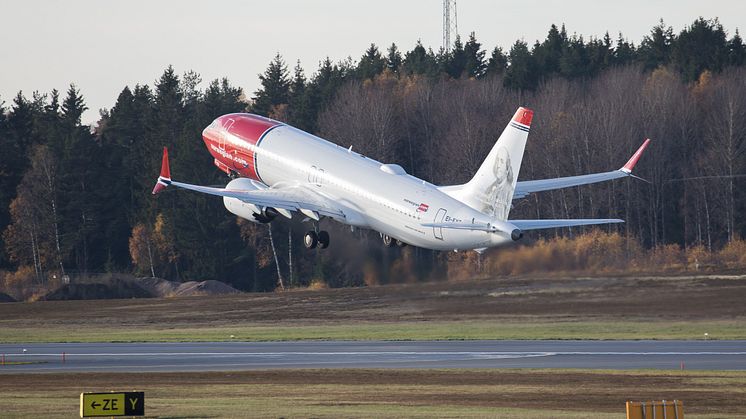 Norwegianin Boeing 737 MAX (Kuva: David Peacock)