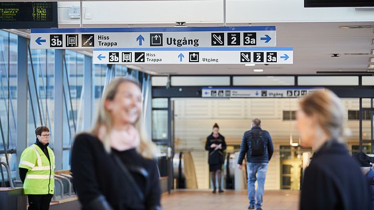 Västerås station. Foto: Pia Nordlander