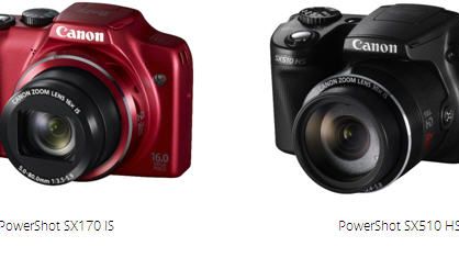 Canon presenterar PowerShot SX510 HS och PowerShot SX170 IS 