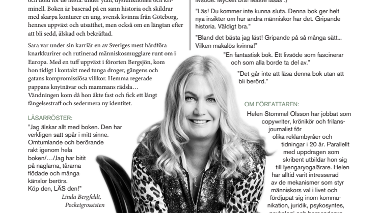 Helen Stommel Olsson släpper sin prisbelönta bok Gangsterprinsessan i pocket