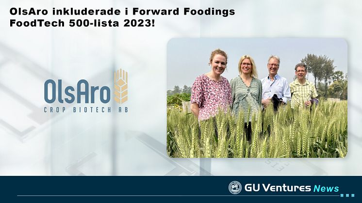OlsAro inkluderade i Forward Foodings FoodTech 500-lista 2023!