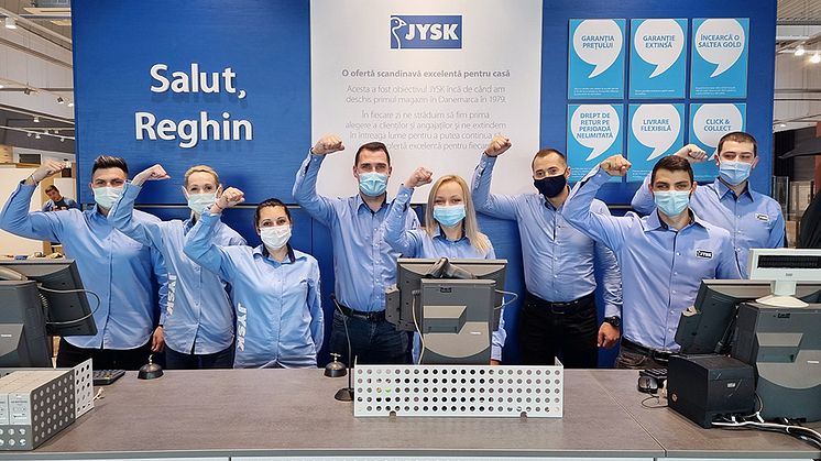Echipa JYSK Reghin este pregătită de inaugurarea magazinului