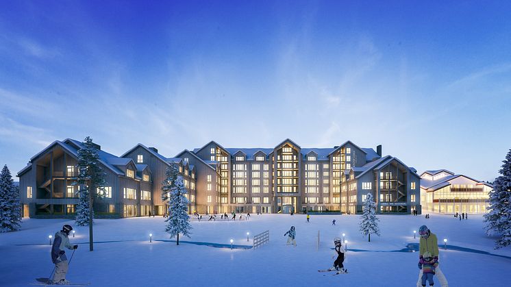 Nya SkiStar Lodge Hundfjället. Källa: SkiStar