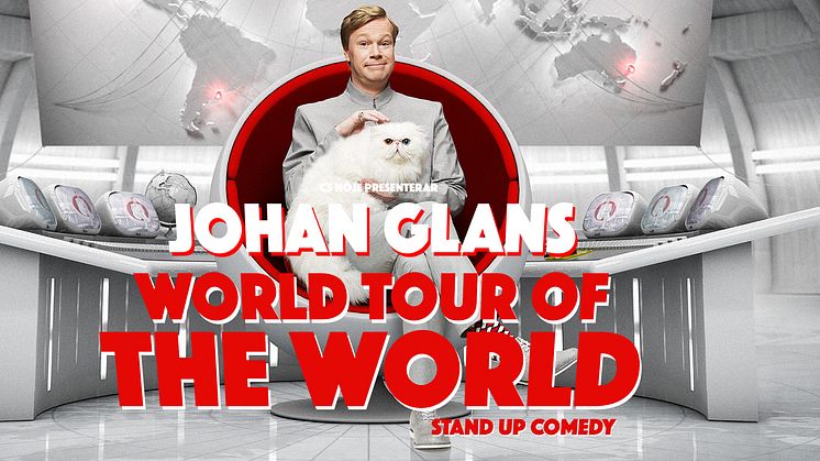 Johan Glans - World Tour Of The World till Malmö Arena i februari 2018! 