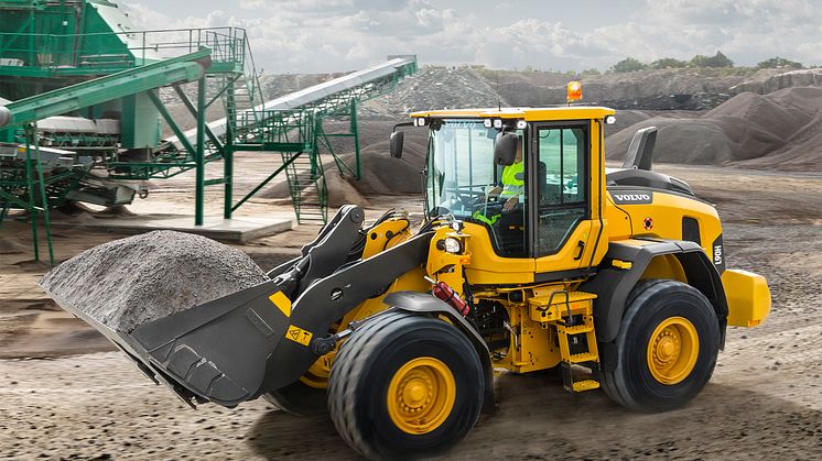 Volvo L60H, L70H och L90H - hjullastare i arbete