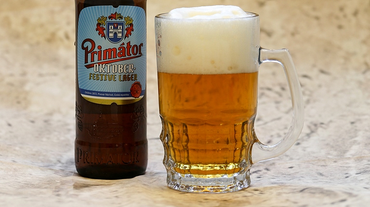 Tjeckisk favorit i repris och nu i alla butiker, Primátor Oktoberfestive Lager lanseras den 1:a september!