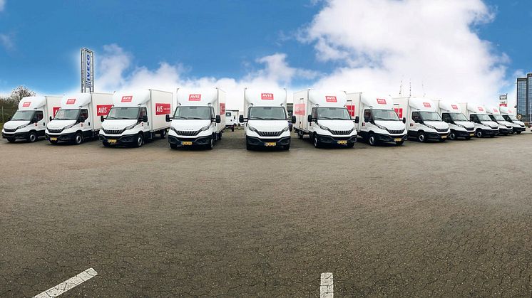 AVIS' kunder kan i fremtiden køre rundt i en af disse veludstyrede IVECO Daily