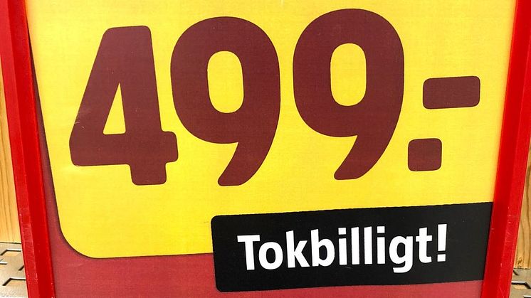 Endast 1 av 50 butiker skyltar rätt under Black Week