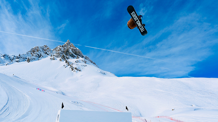 William Mathisen under världscupen i Tignes, Frankrike. Foto: FIS.