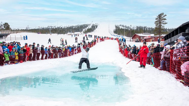 Stöten i Sälen - Det årliga poolracet under avslutningshelgen Grande Finale 2023