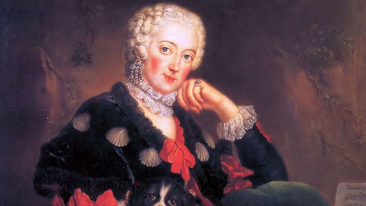 Kompositören och flöjtisten Wilhelmine von Brandenburg-Bayreuth