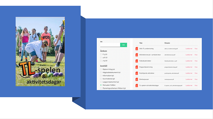 Trivselprogrammet inspirerar till att anordna aktivitetsdagar med hjälp av häftet ”TL-spelen och aktivitetsdagar”! 