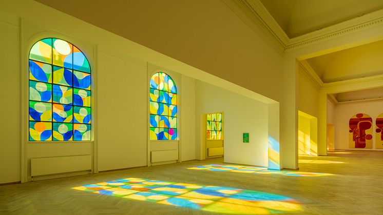 Alexander Tovborg, Edam, 2022-23. Church Windows (nature), 2023. Eve, 2022-23.