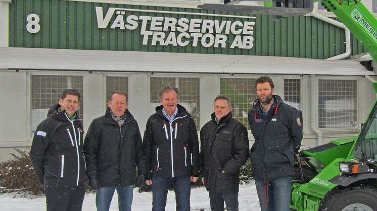 AB Hüllert Maskin har startat samarbete med Västerservice Tractor AB i Göteborg 