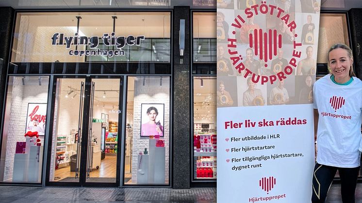 Influencern Fanny Josefine inviger hjärtstartare och nyöppning av Flying Tiger Copenhagen på Drottninggatan i Stockholm – nu på lördag!