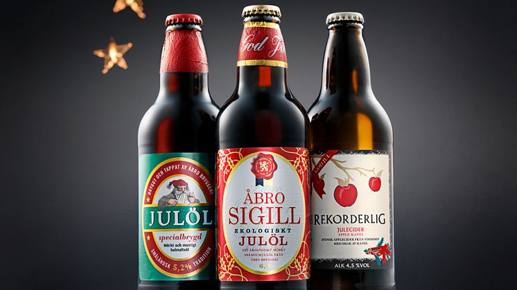 Julöl och julecider – klassiker i juletider.