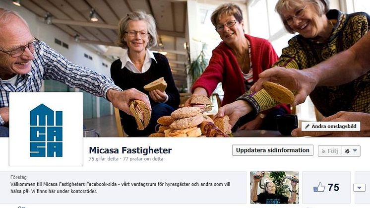 Micasa Fastigheter på Facebook