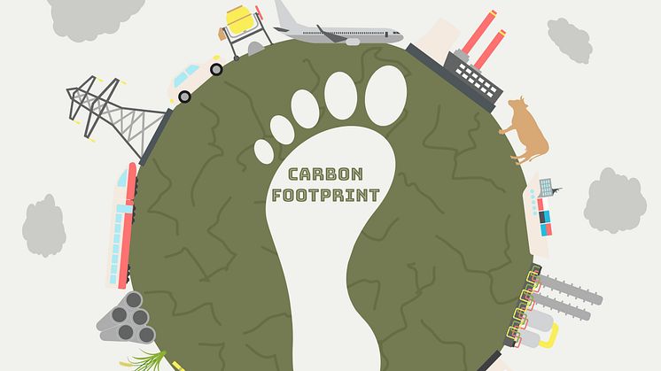 CO2 footprint, vector graphic - m.malinika_Shutterstock_1918136360