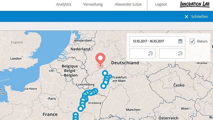 TC Track & Trace ensures transparency regarding the vehicle’s route and position – at all times. 