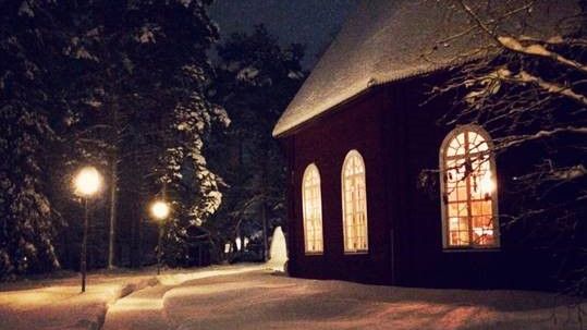 Jokkmokks gamla kyrka. Foto: Elena Veräjä.