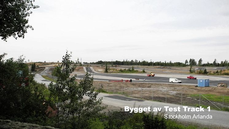 Bygget av Test Track 1 sommaren 2012 - på 35 sekunder