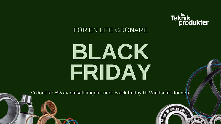 Black Friday blir Green Friday!